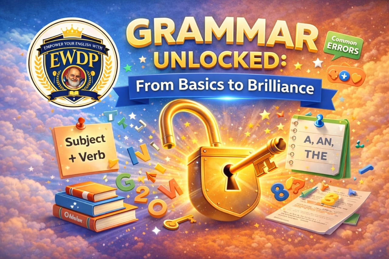 Grammar & Its Nuances (Beginner to Intermediate) (1 Month)